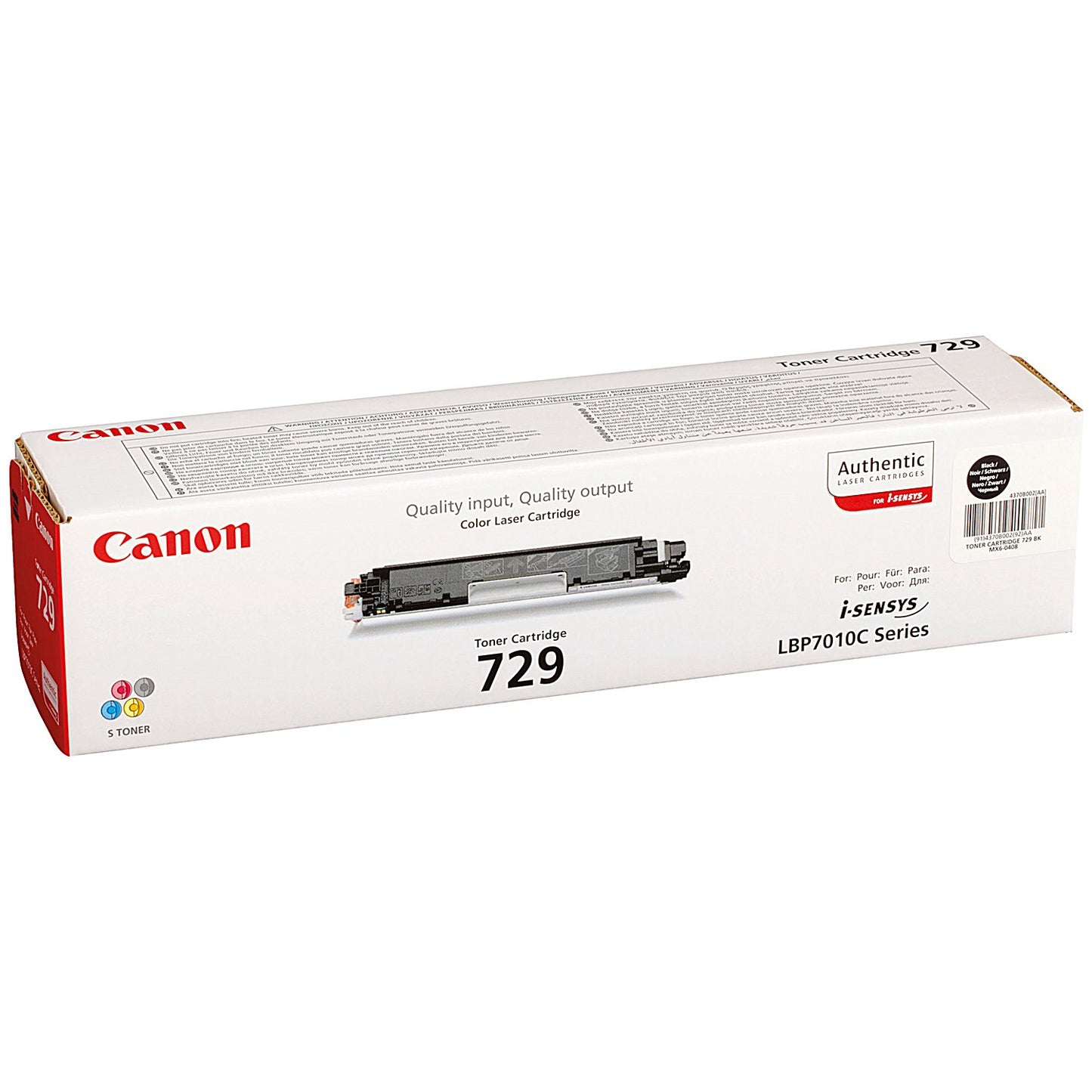 Canon 729BK Toner Cartridge Black 4370B002