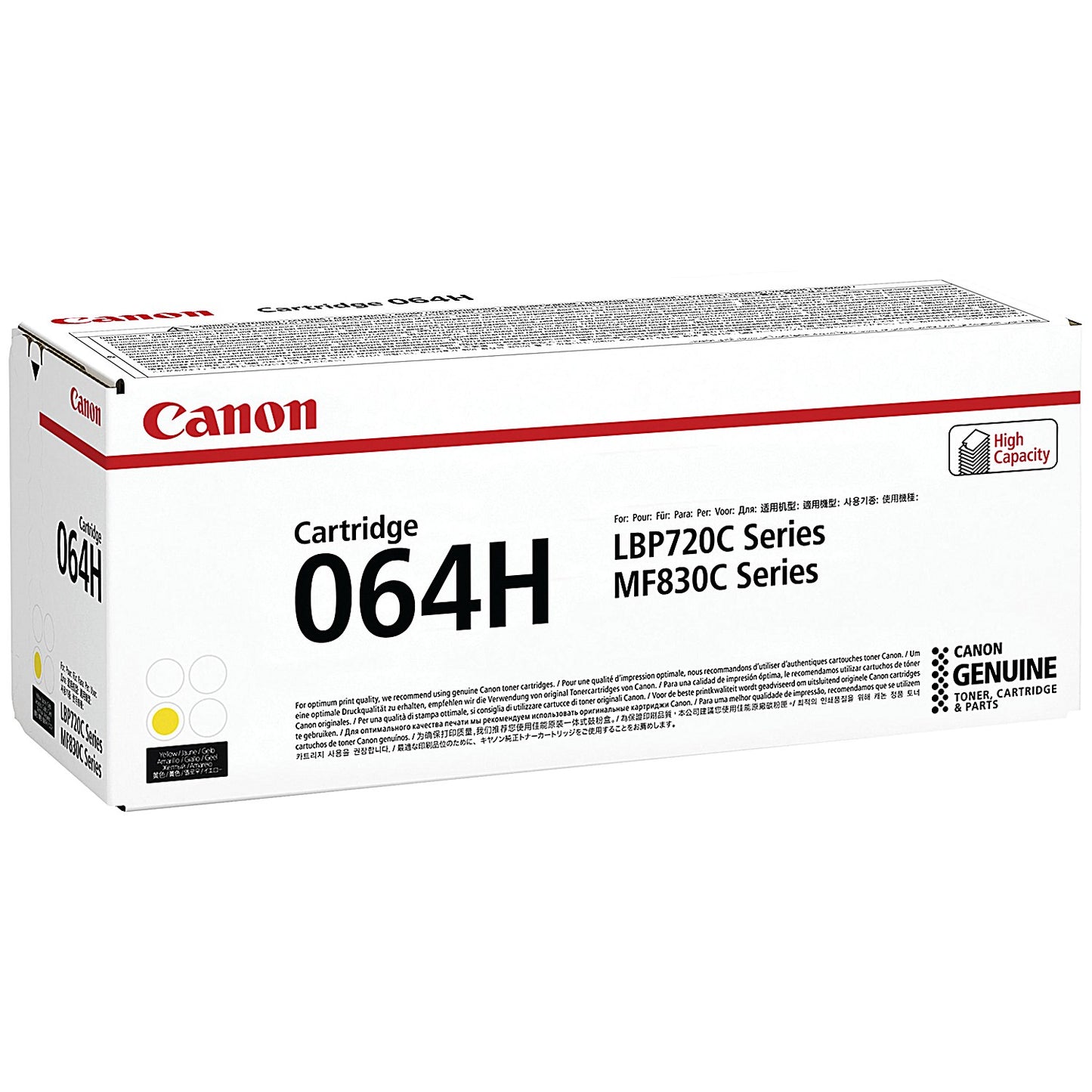 Canon 064H Toner Cartridge High Yield Yellow 4932C001