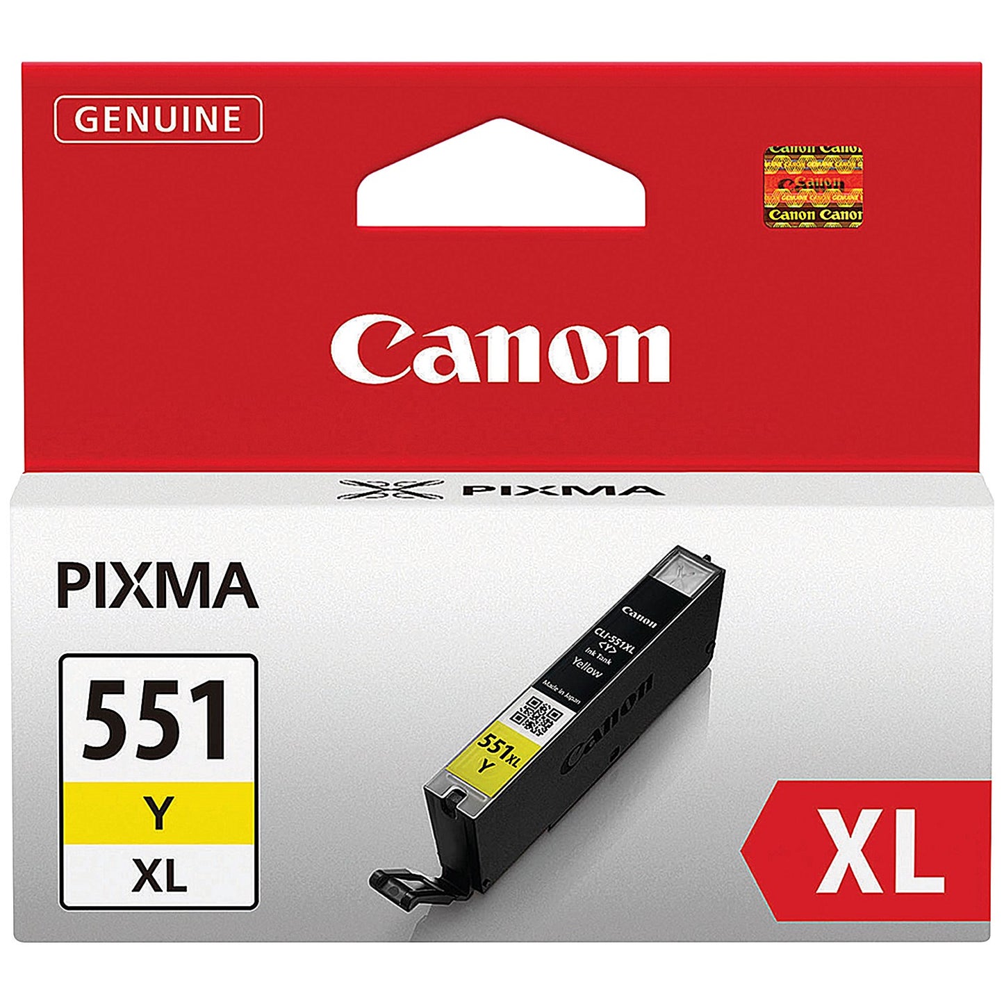 Canon CLI-551XL Yellow High Yield Inkjet Cartridge