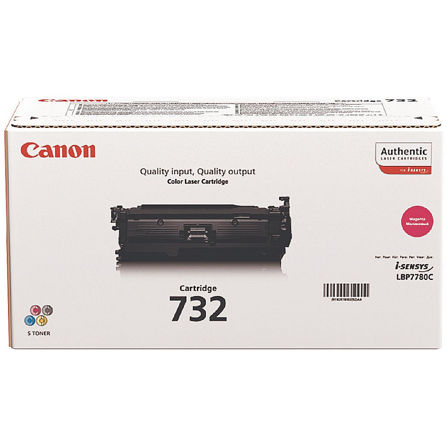 Canon 732M Magenta Toner Cartridge 6261B002