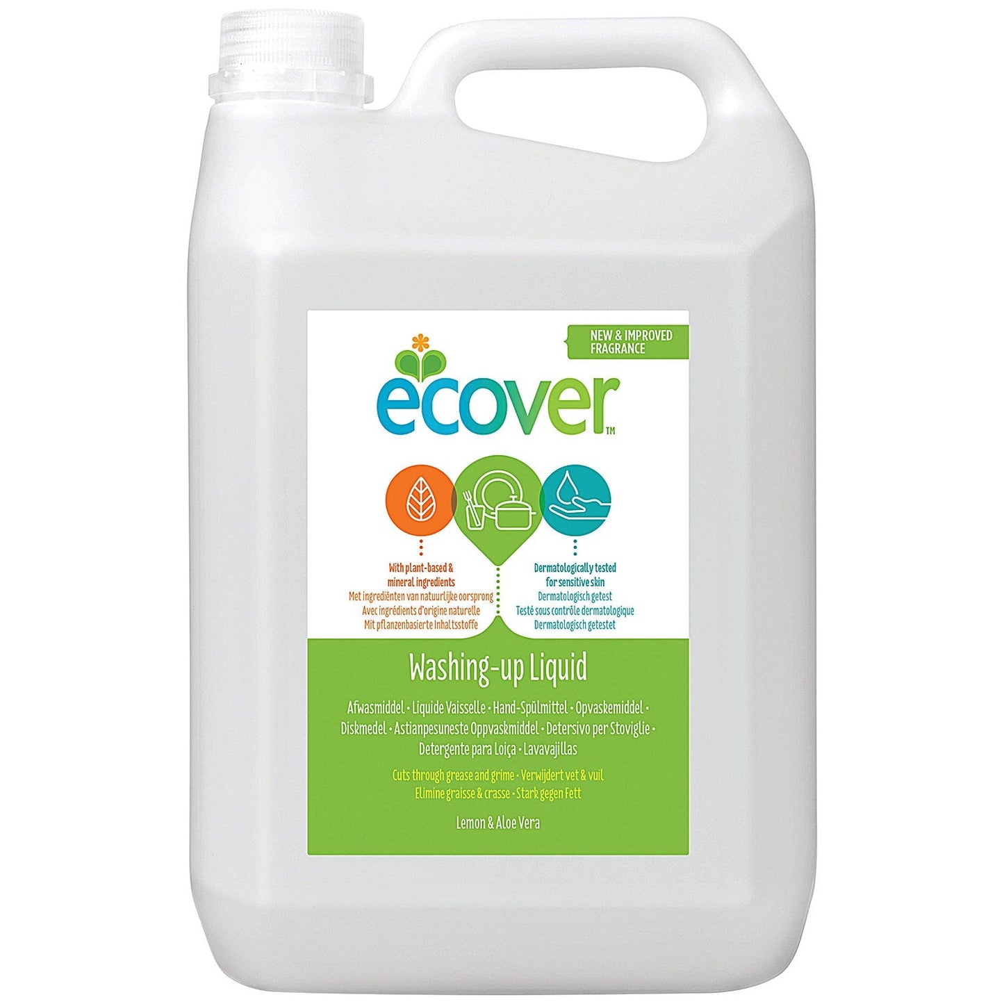Ecover Washing Up Liquid Lemon and Aloe Vera, 5 Litres Easy2Order : CPD00165