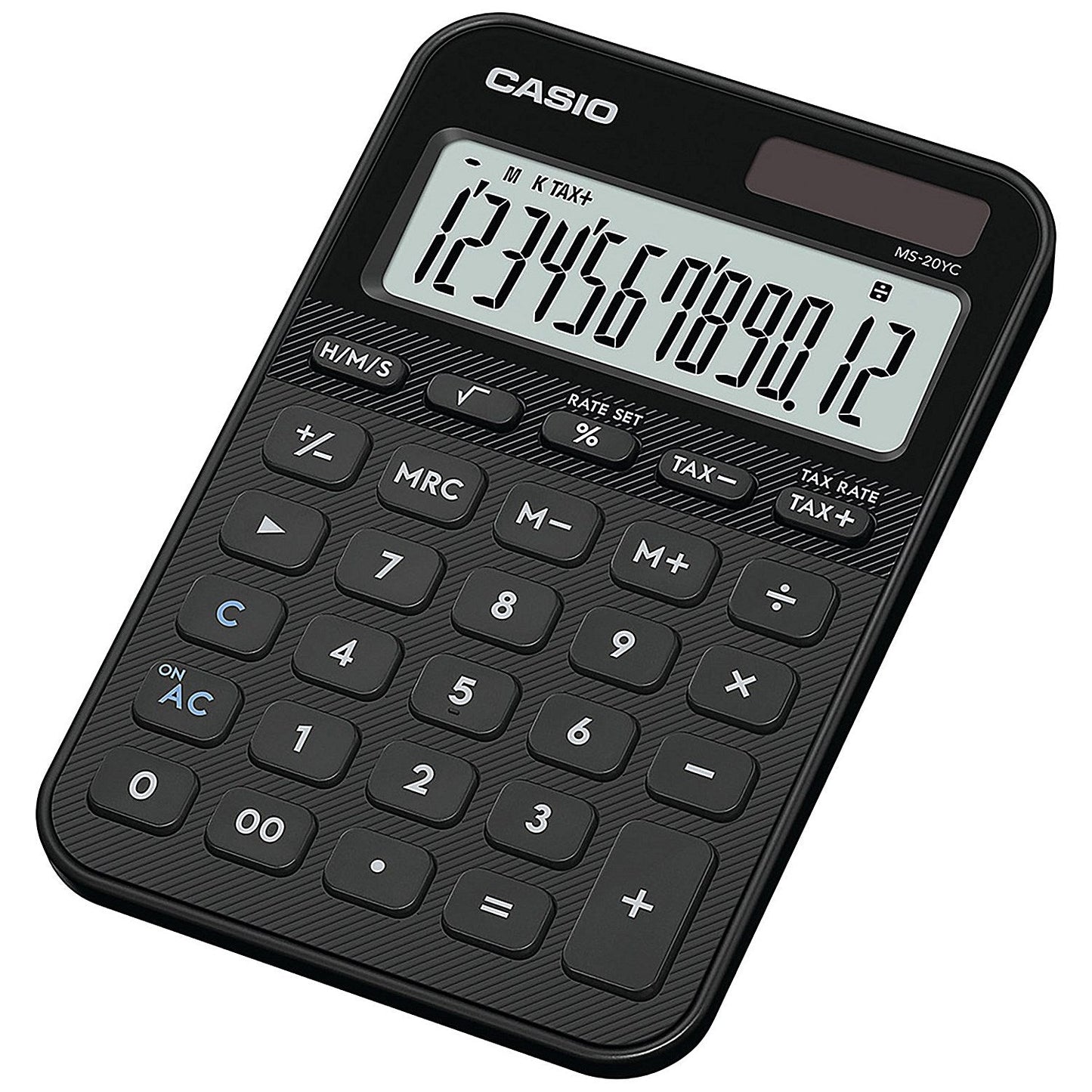 Casio MS-20YC Mini Desk Calculator Black MS-20YC-BK-W-EP Easy2Order : CS62125