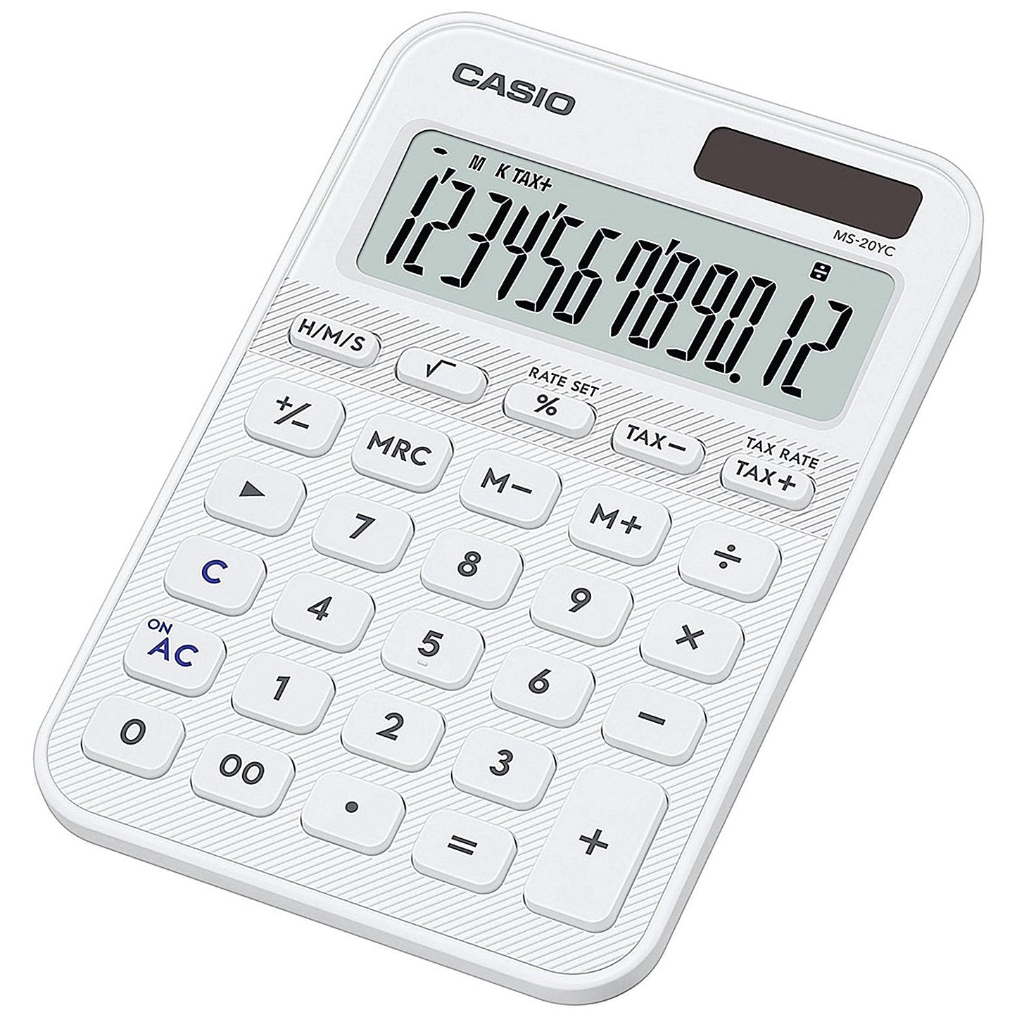 Casio MS-20YC Mini Desk Calculator White MS-20YC-WE-W-EP Easy2Order : CS62126