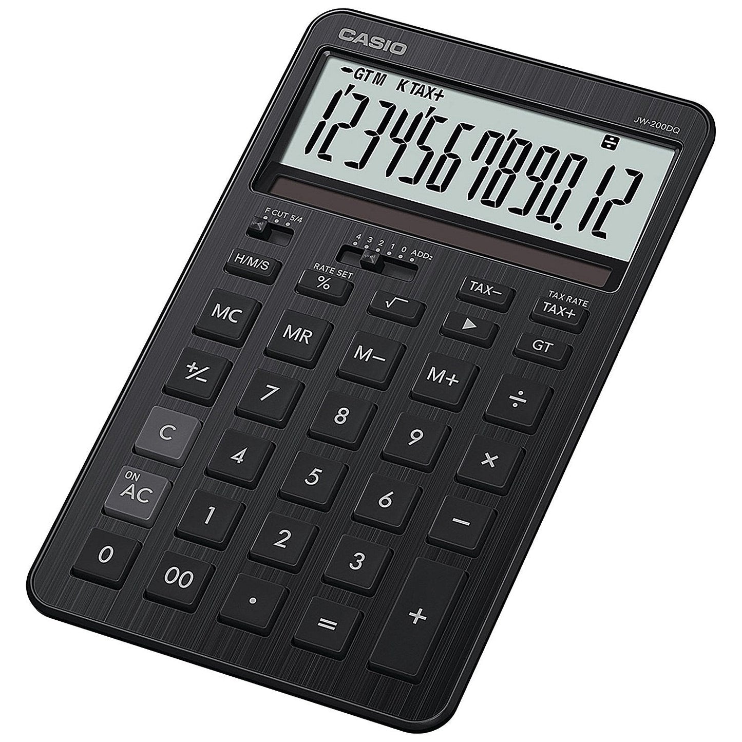 Casio JW-200DQ Stylish Medium Desk Calculator Black JW-200DQ-BK-W-EP Easy2Order : CS62149