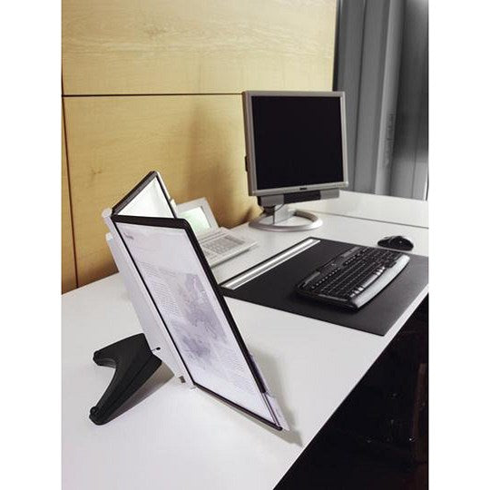 Durable Sherpa Soho Display Unit, 5 Panels, A4, Black