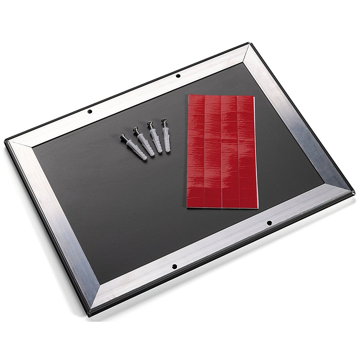 Durable Aluminium Snap Frame Notice Holder A4 Black Easy2Order : DB74135