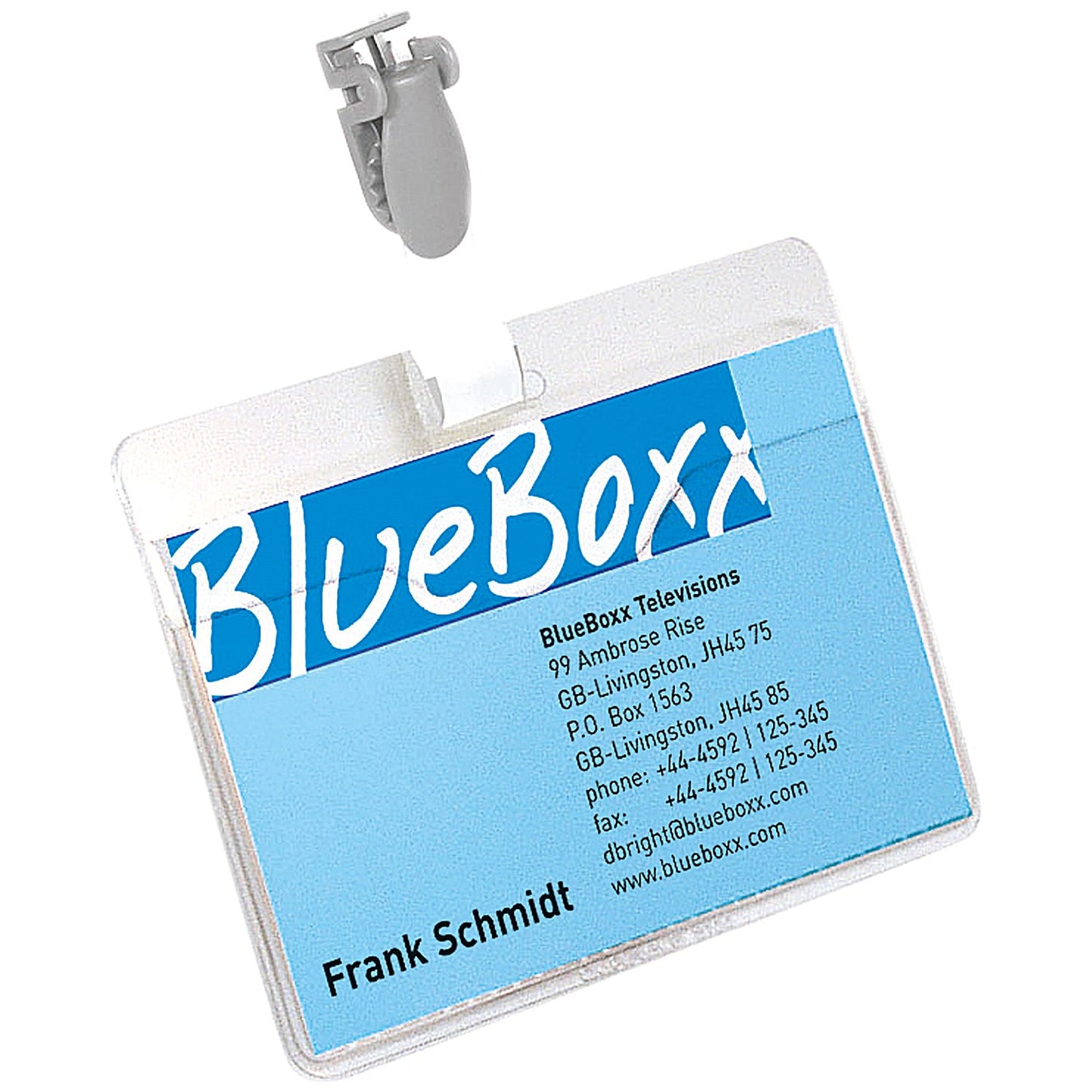 Durable Visitor Badges, 90x60mm, Pack of 25