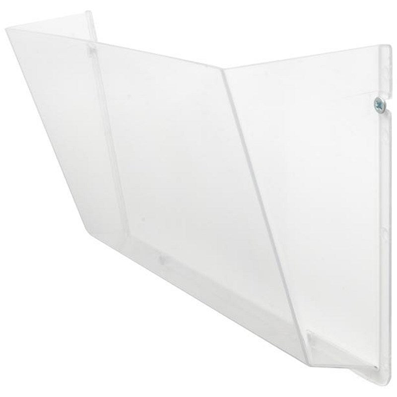 Deflecto Literature Wall Pocket, Stackable, A4, Landscape, Clear