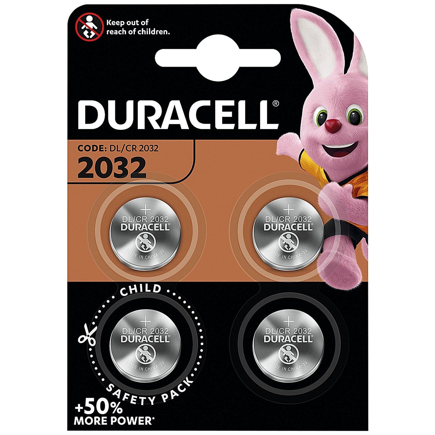 Duracell CR2032 Lithium Batteries, Pack of 4 Easy2Order : DU11937