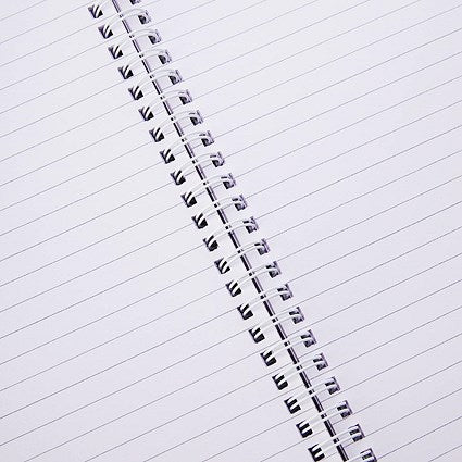 Graffico Hard Cover Wirebound Notebook, A5, Ruled, 160 Pages, Blue