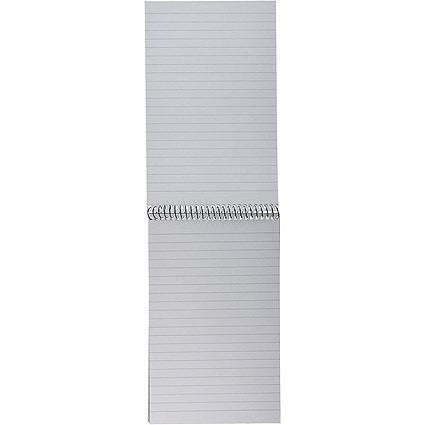 Graffico Polypropylene Wirebound Notebook, A7, Ruled, 140 Pages, Blue