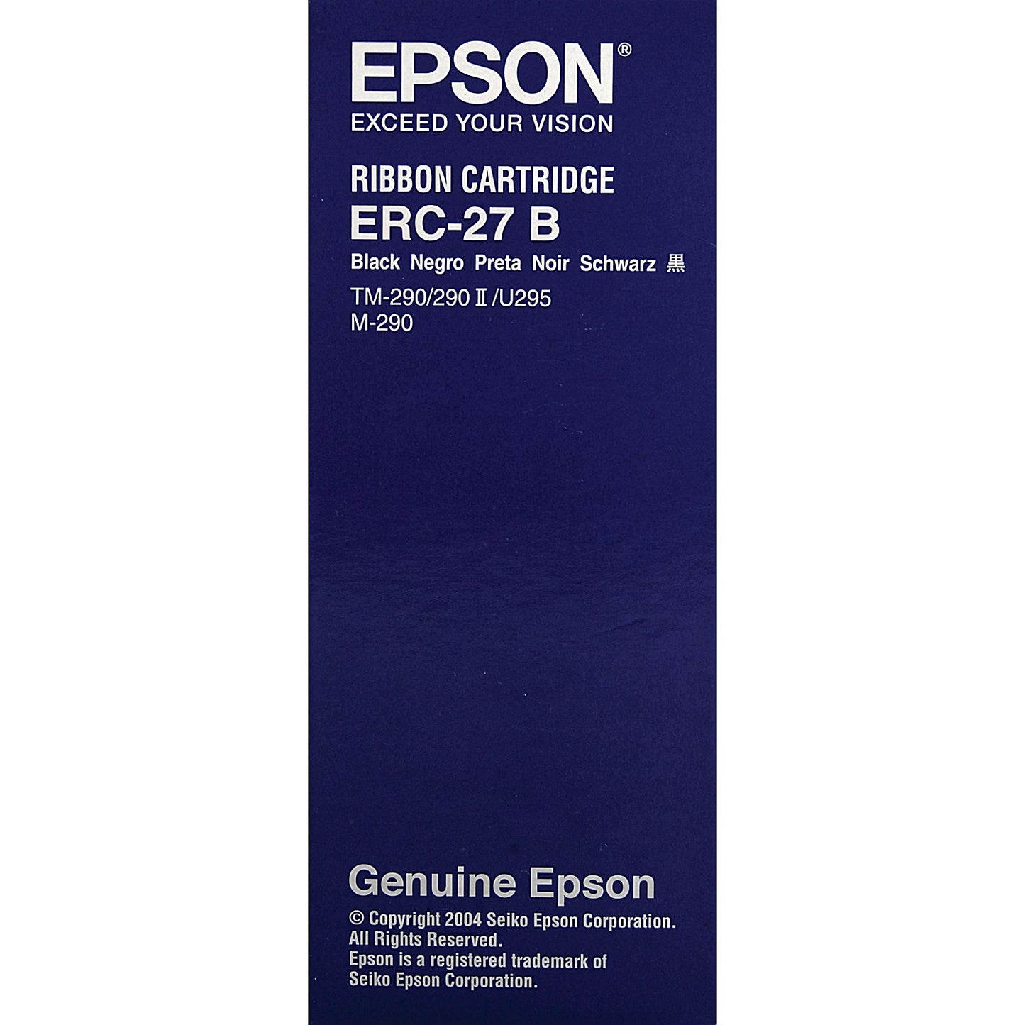 Epson ERC27B Ribbon Cartridge Black C43S015366