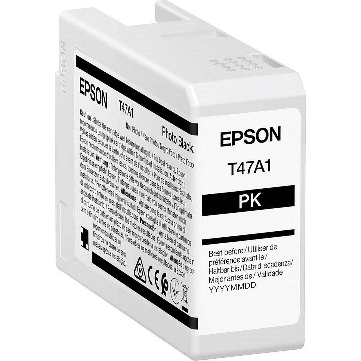 Epson T47A1 Photo Black UltraChrome Pro 10 Ink 50ml C13T47A100