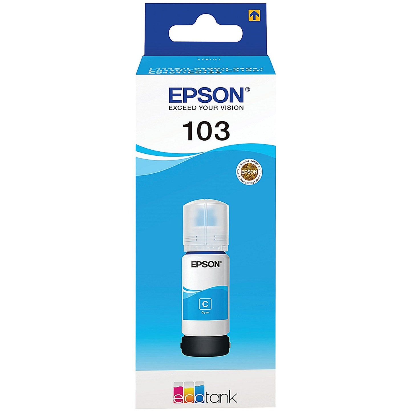 Epson 103 EcoTank Ink Bottle Cyan C13T00S24A10 Easy2Order : EP69019
