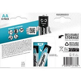 Energizer Max Plus AA Batteries, Pack of 8