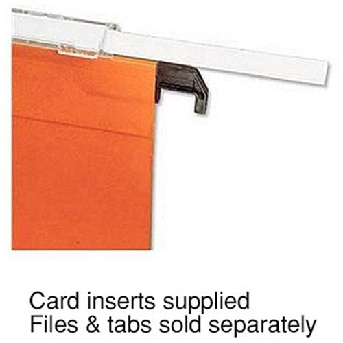 Esselte Orgarex Suspension File Tab Inserts, White, Pack of 250