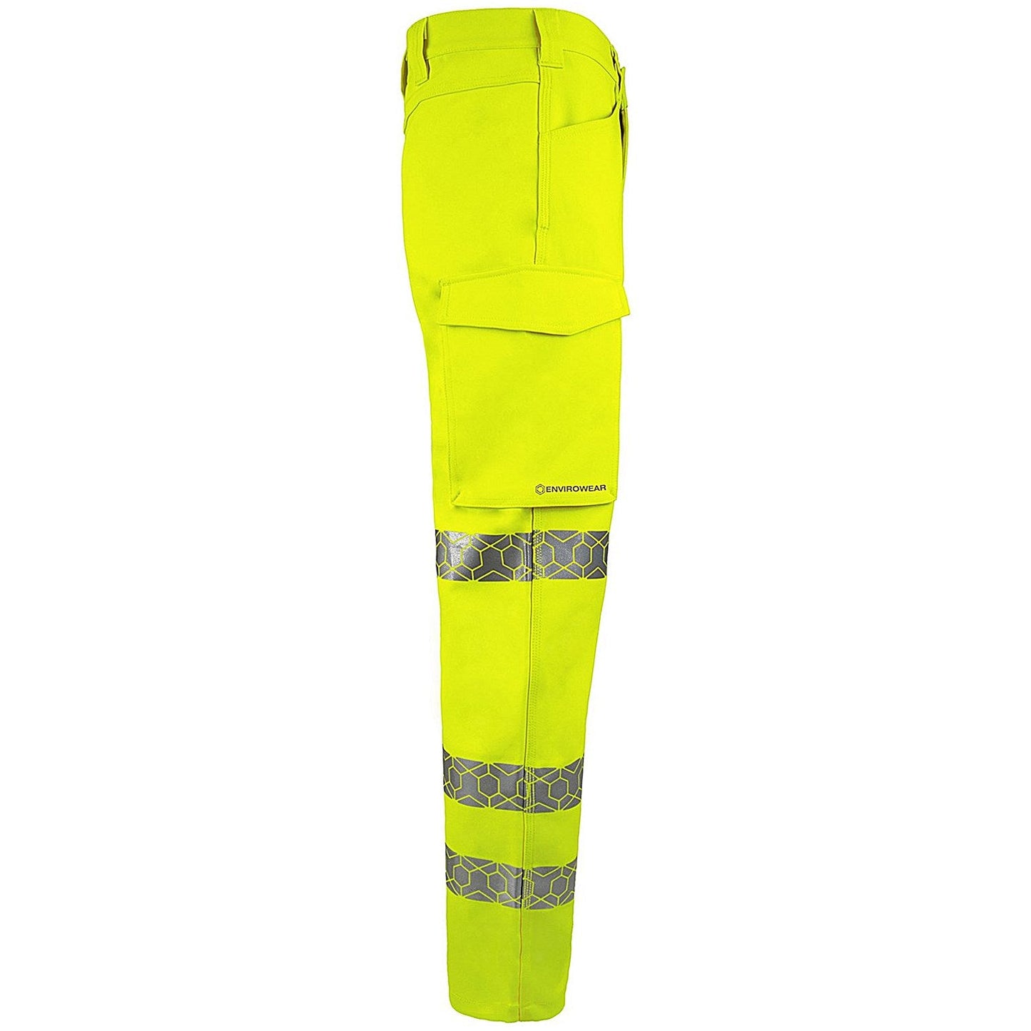 Envirowear Hi-Vis Trousers, Saturn Yellow, 34T Easy2Order : EWCTRSY34T