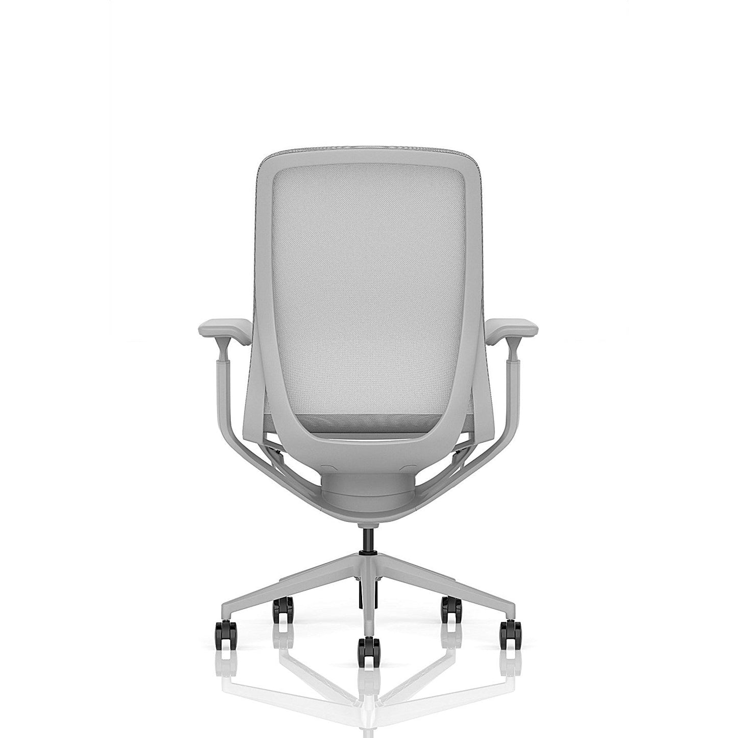 Lumo Executive Mesh Chair, Height Adjustable Arms, Halo Grey Easy2Order : EX000269