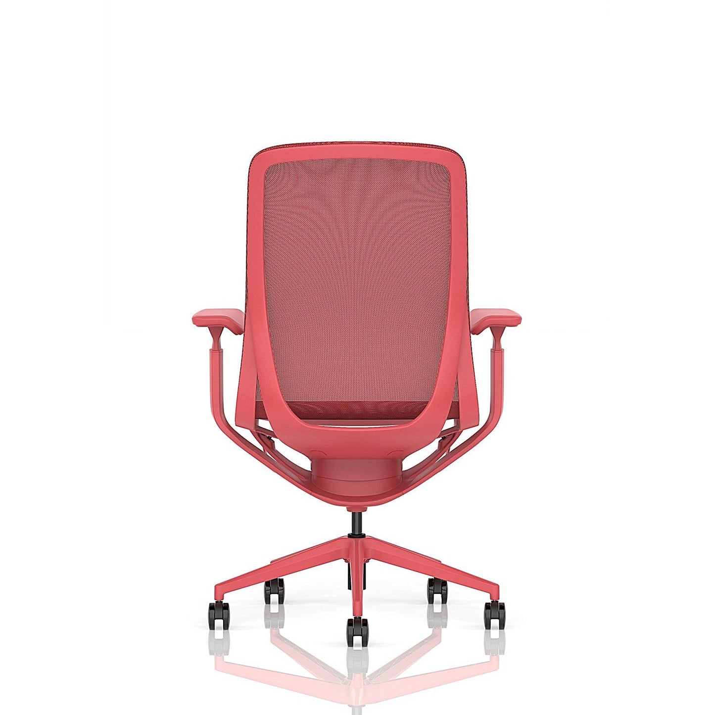 Lumo Executive Mesh Chair, Height Adjustable Arms, Volt Red Easy2Order : EX000273