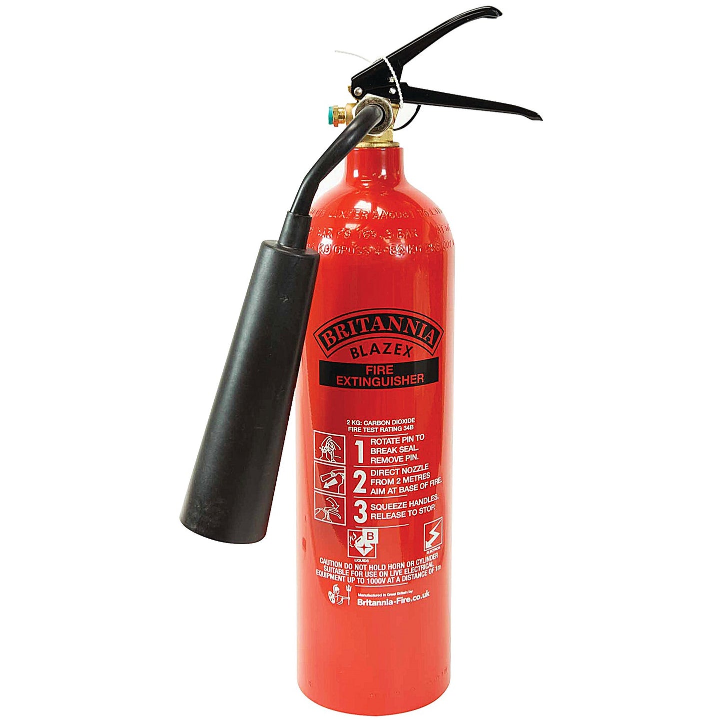 Fireking Carbon Dioxide Fire Extinguisher, 2kg