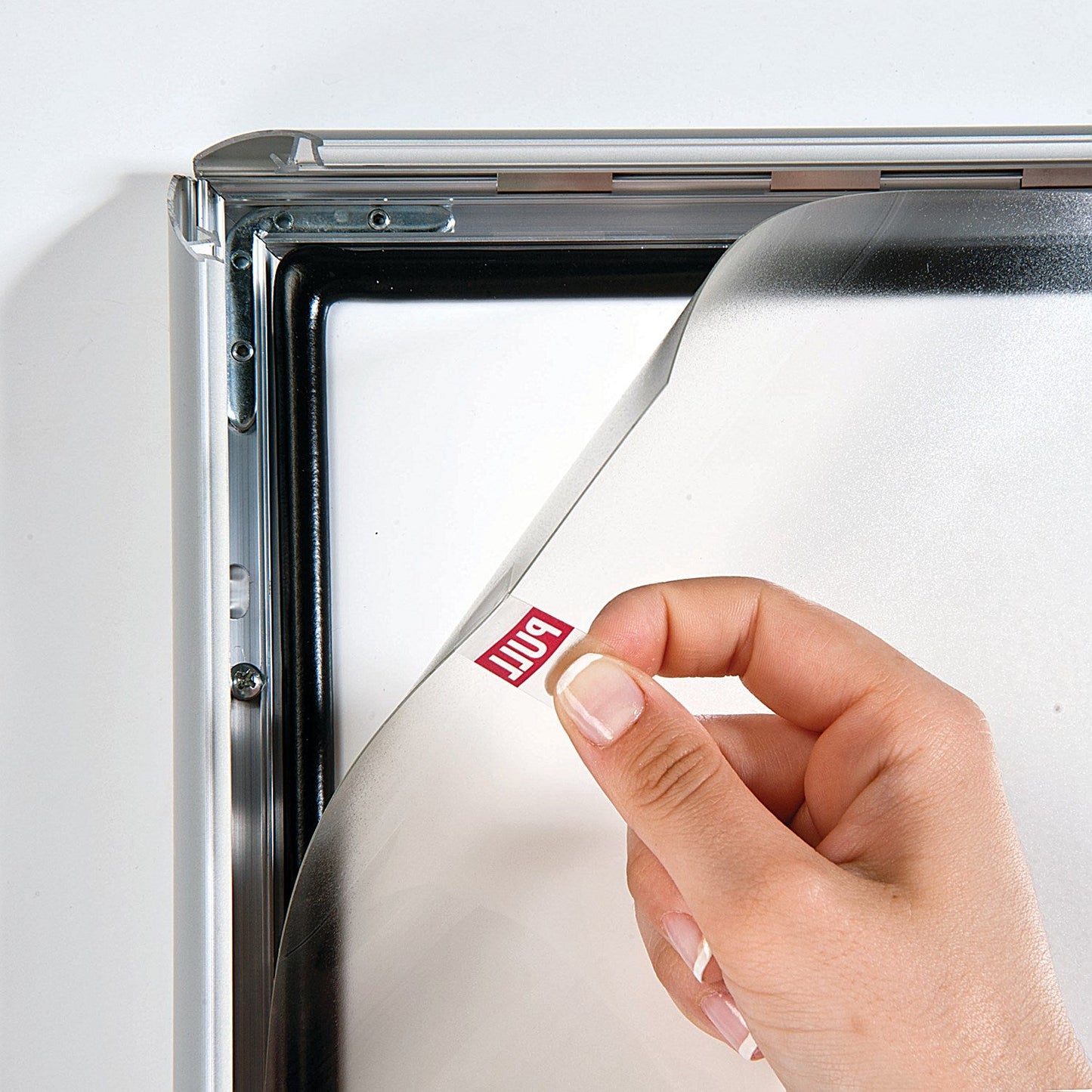 Franken Aluminium Outdoor Snap Frame, A1, Non-Glass, Silver Easy2Order : FR0278
