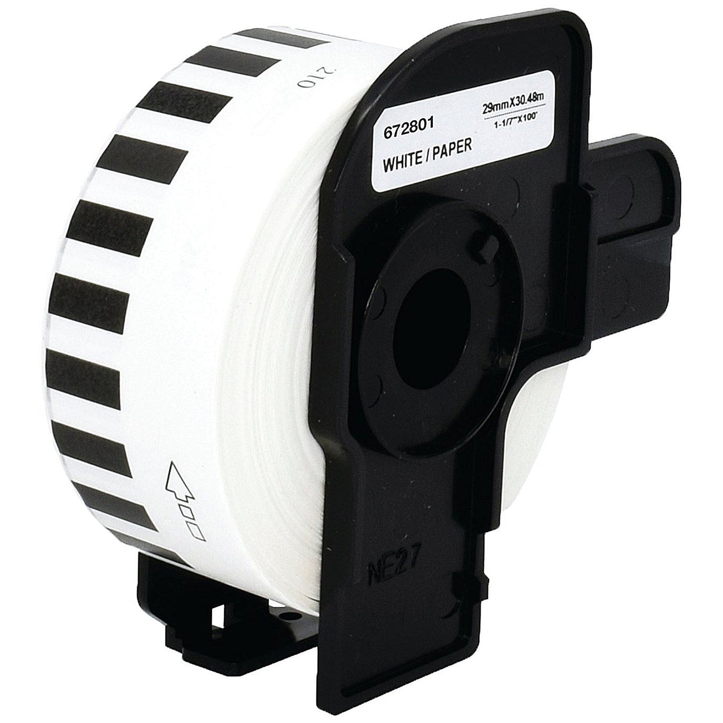 Five Star Non-OEM Replacement for Brother DK-22210 Black on White 29mm x 30.48m FS672801 Easy2Order : FS672801