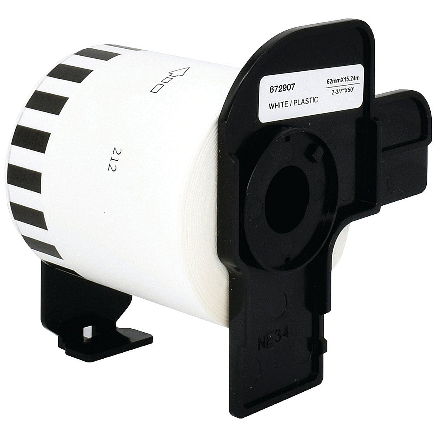 Five Star Non-OEM Replacement for Brother DK-22212 Black on White 62mm x 15.24m FS672907 Easy2Order : FS672907