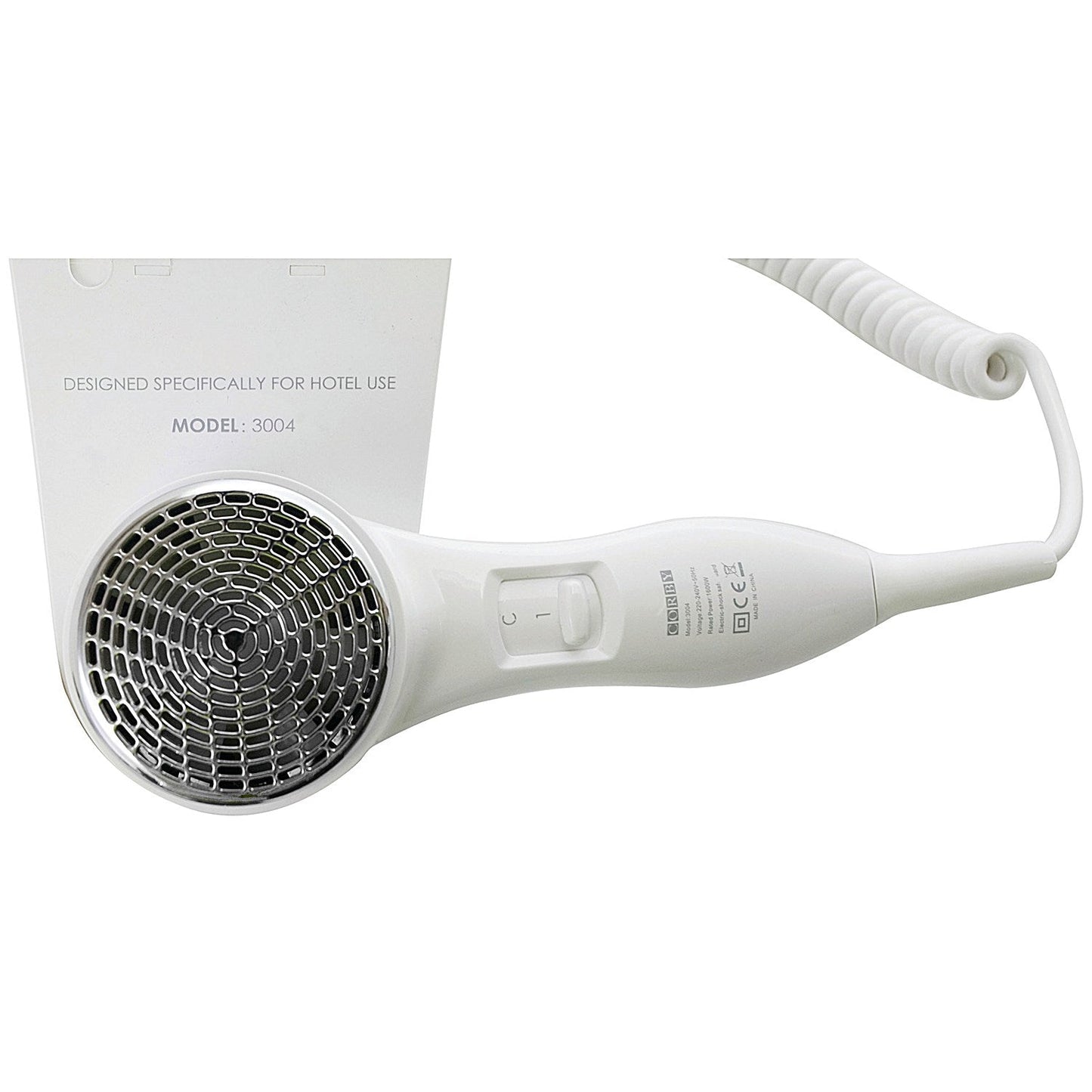 Kendal 1600 Wall Mounted Hair Dryer with Integrated Shaver Socket White Easy2Order : FUP22686