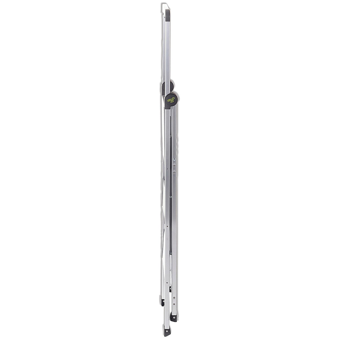 Climb-It Slim Aluminium Step Ladder with Handrail, 2 Tread, Silver