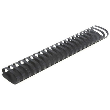 GBC Plastic Binding Combs, 21 Ring, 50mm, Black, Pack of 50