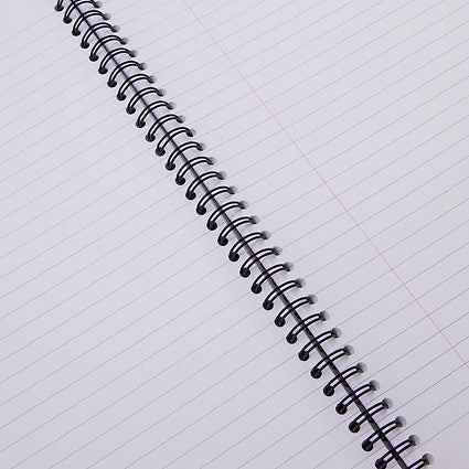 Europa Wirebound Notebook, A6, Ruled & Perforated, 120 Pages, Assorted Colours, Pack of 10