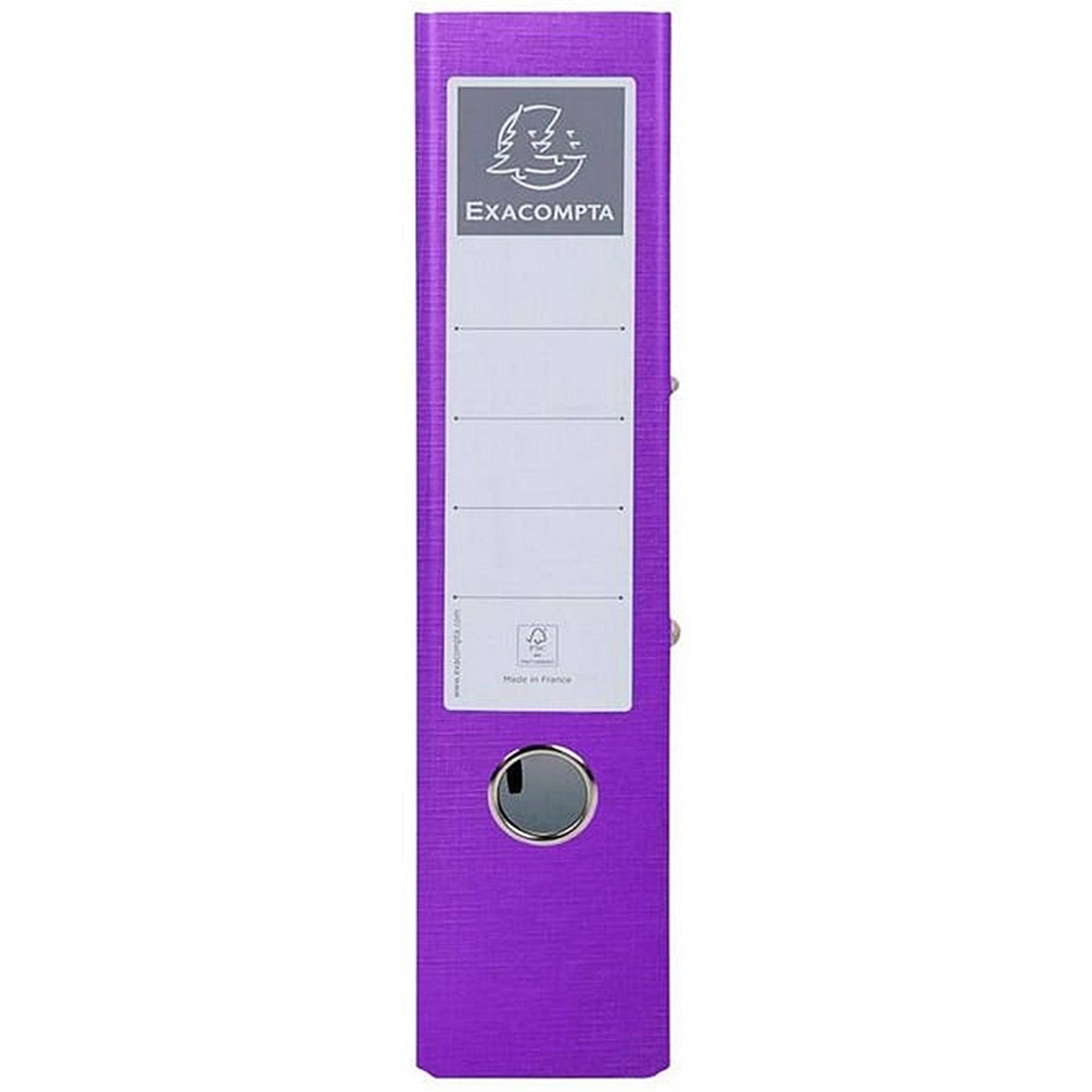 Exacompta Teksto A4 Lever Arch File, 80mm Spine, Assorted, Pack of 10