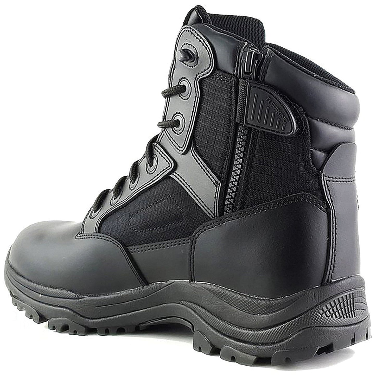 Tuffking Raid Tactical Non-Safety Leather Boots, 6 Inch Side Zip, Black, 14 Easy2Order : GNS00167