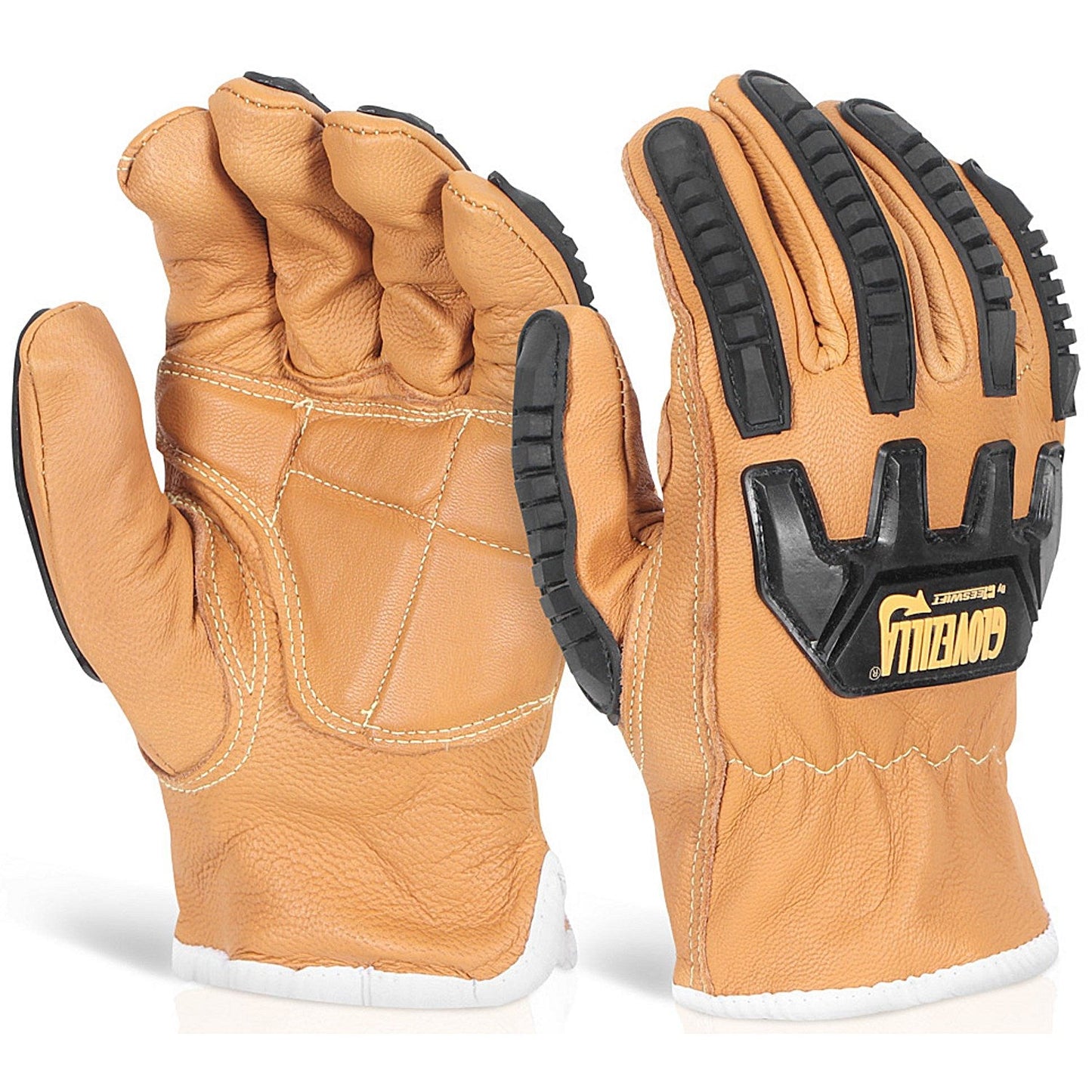 Glovezilla Impact Arc Flash Drivers Gloves, Brown, XL Easy2Order : GZ81BRXL