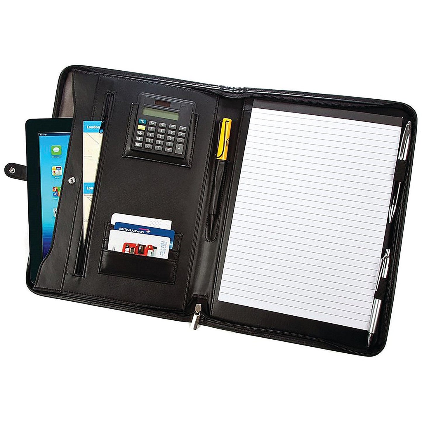 Monolith Tablet A4 Conference Folder with Calculator Easy2Order : HM03885