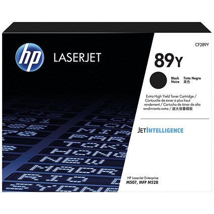 HP 89Y Black Laser Toner Cartridge CF289Y