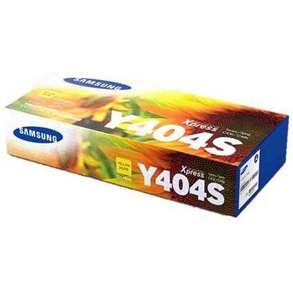 Samsung CLT-Y404S Yellow Laser Toner Cartridge