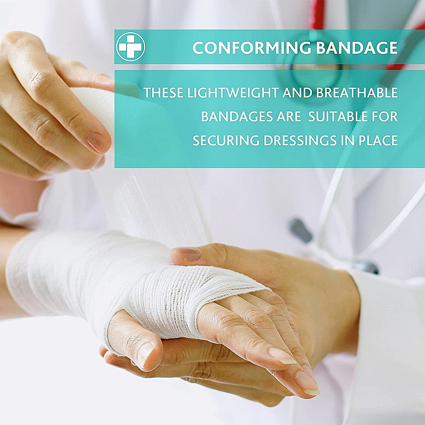 Reliance Medical Reliform Conforming Bandage 75mm x 4m (10 Pack)