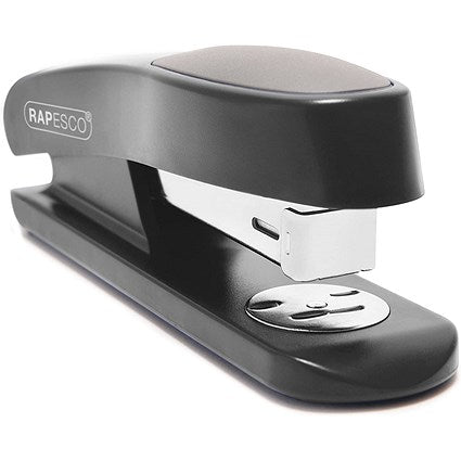 Rapesco R7 Stingray Half Strip Stapler, Capacity 20 Sheets, Black