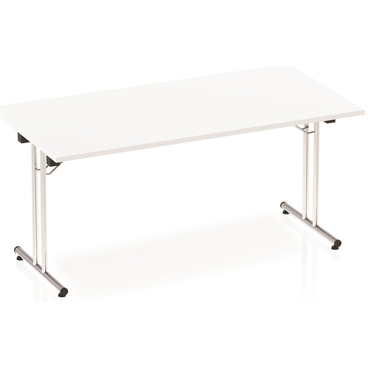 Impulse Rectangular Folding Table, 1600mm, White