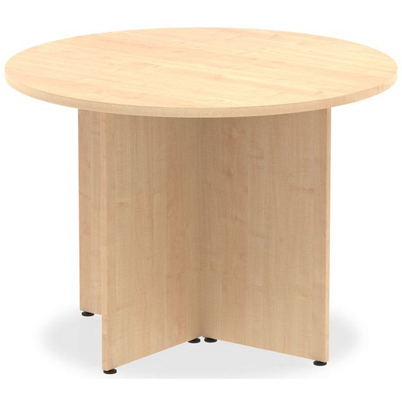 Impulse Circular Table, 1000mm, Maple, Arrowhead Leg Easy2Order : I003396