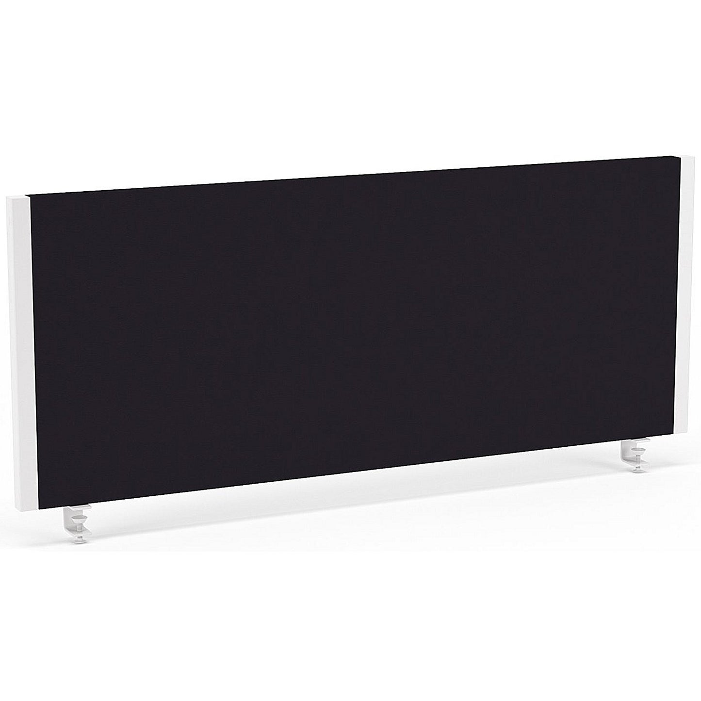 Impulse Evolve Desk Screen, 1000x400mm, White Frame, Black