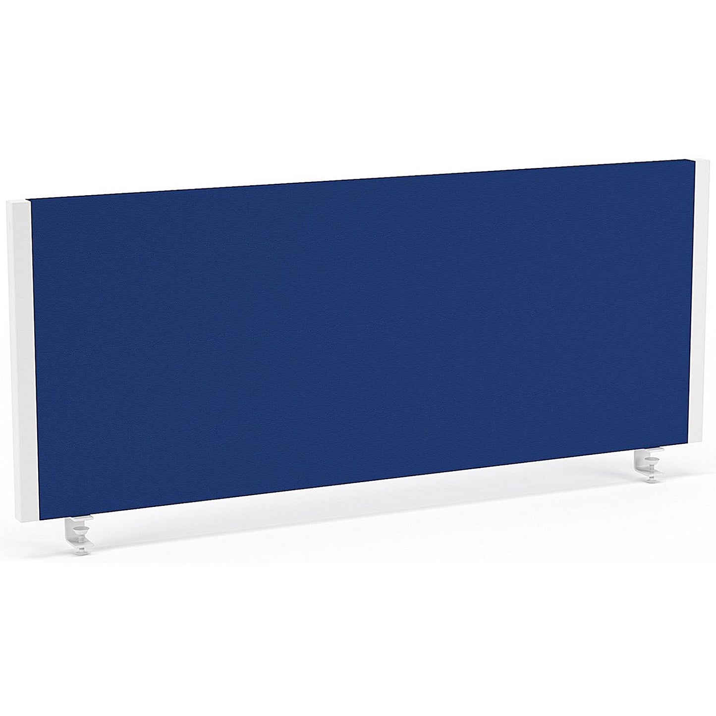 Impulse Evolve Desk Screen, 1000x400mm, White Frame, Blue