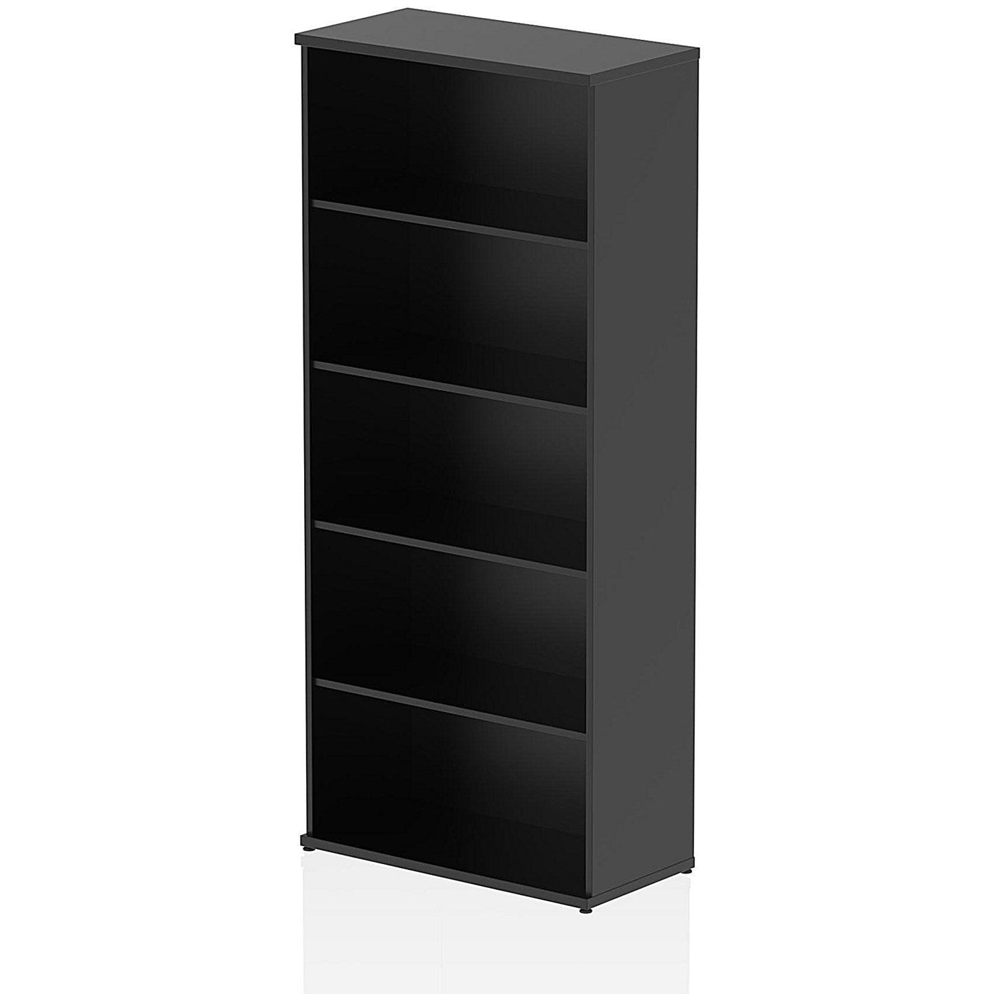 Impulse Extra Tall Bookcase, 4 Shelves, 2000mm High, Black Easy2Order : I004628