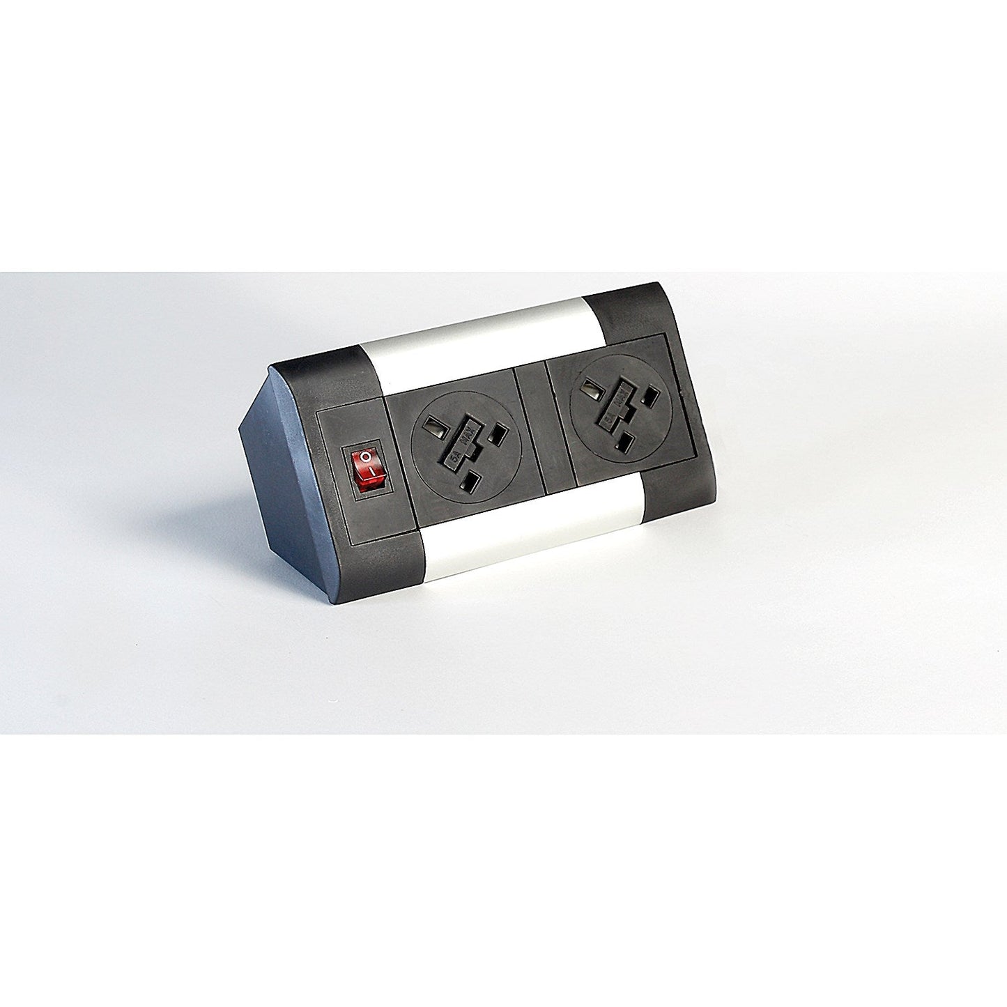 Impulse Desktop Module, 2 x UK Sockets, 1 x Neon Switch, 1 x 500mm Lead to 3 Pole Connector Easy2Order : IP000001