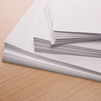 Plus Fabric C6 Wallet Envelopes, Self Seal, 120gsm, White, Pack of 500