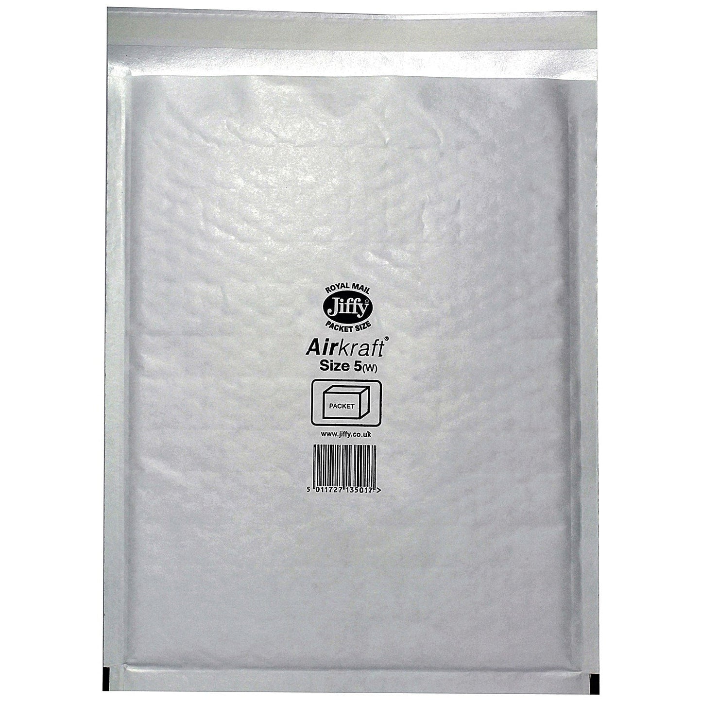 Jiffy Airkraft No.5 Bubble Lined Postal Bags, 260x345mm Peel & Seal, Multi White, Pack of 10 Easy2Order : JF79977