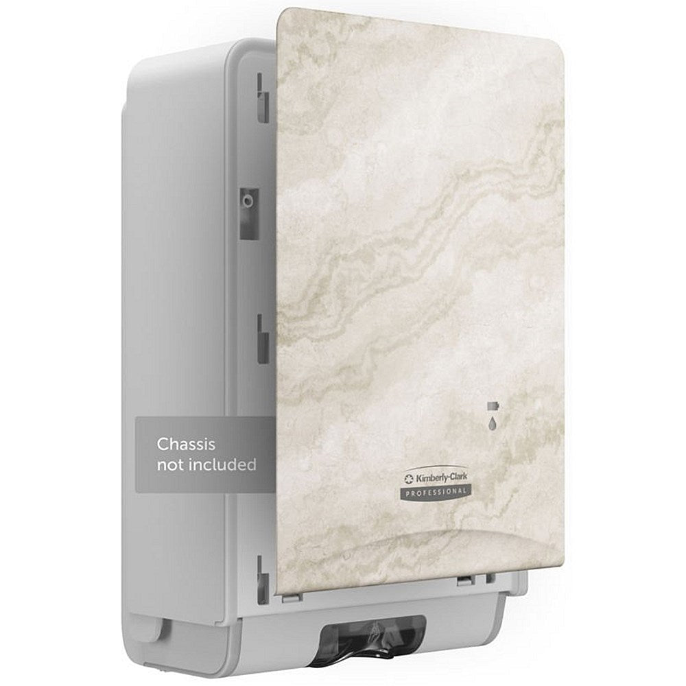 Kimberly Clark Icon Faceplate for Auto Soap and Sanitiser Dispenser Warm Marble