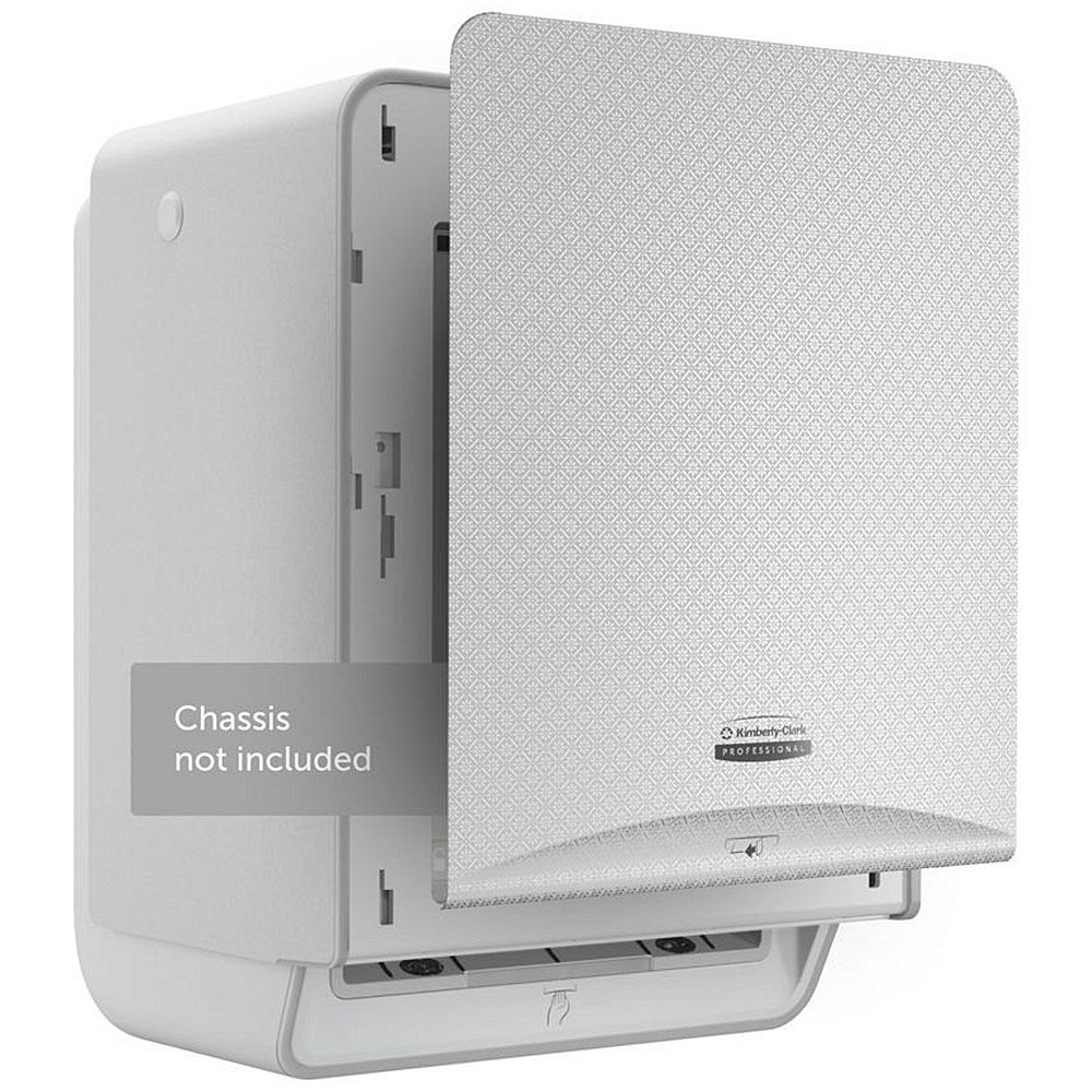 Kimberly Clark Icon Faceplate For Automatic Rolled Hand Towel Dispenser, Silver Mosaic