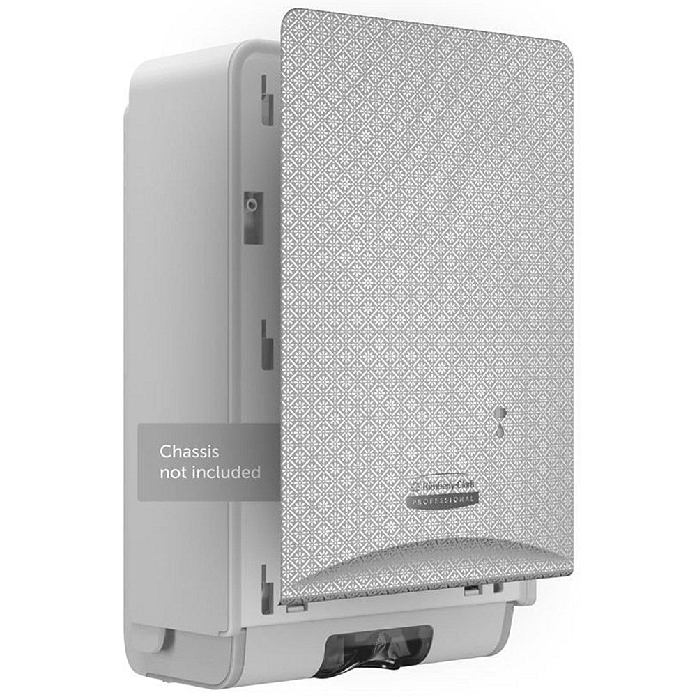 Kimberly Clark Icon Faceplate For Auto Soap and Sanitiser Dispenser Silver Mosaic